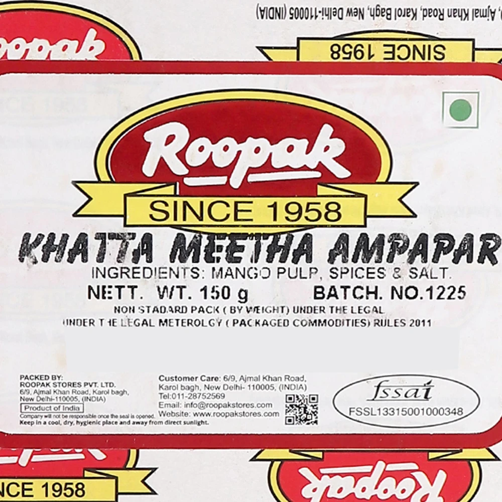 Khatta Meetha Aam Papad