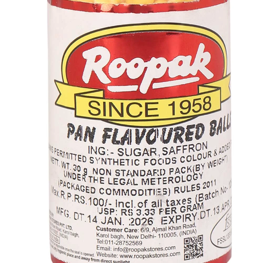Pan Flavoured Balls