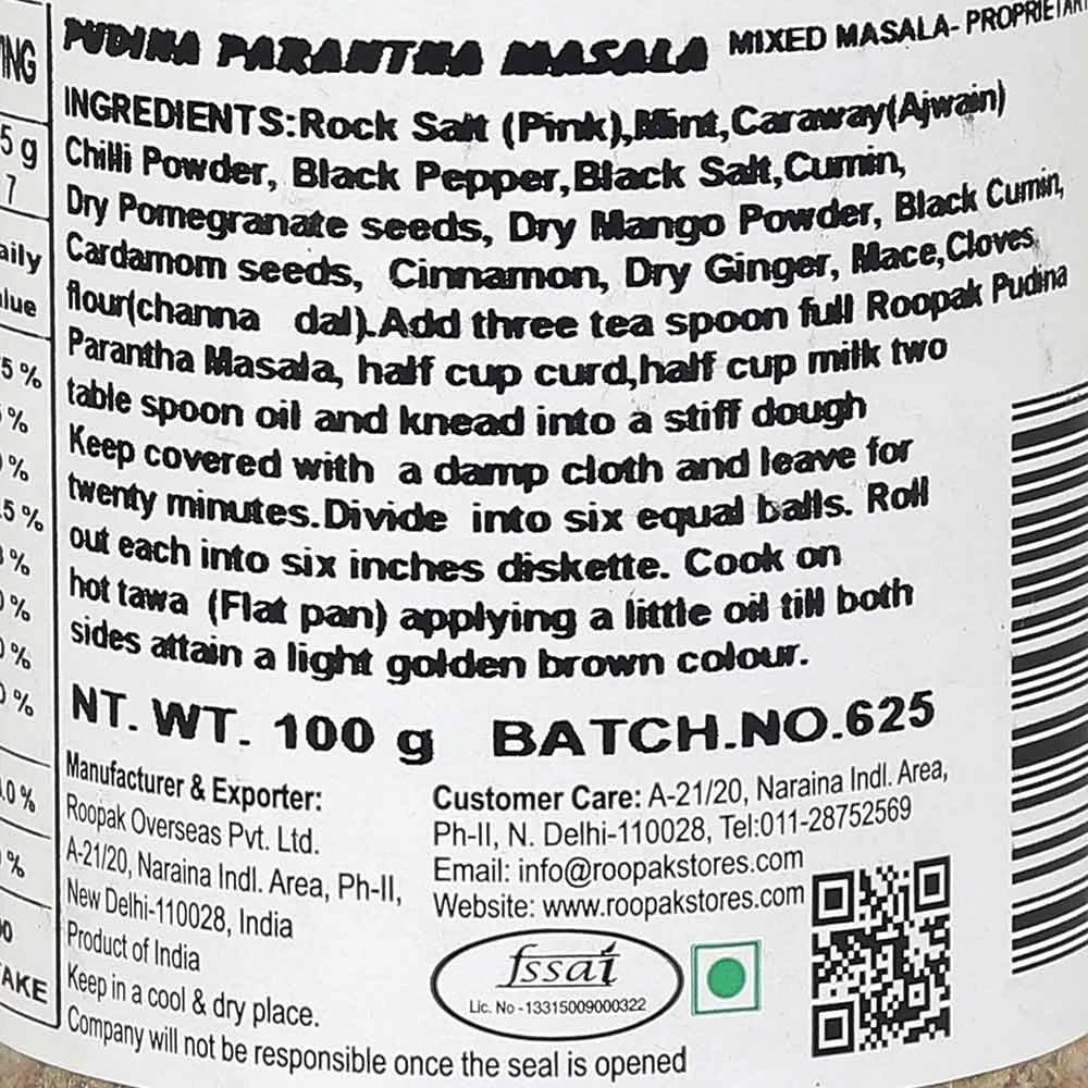 Pudina Prantha Masala