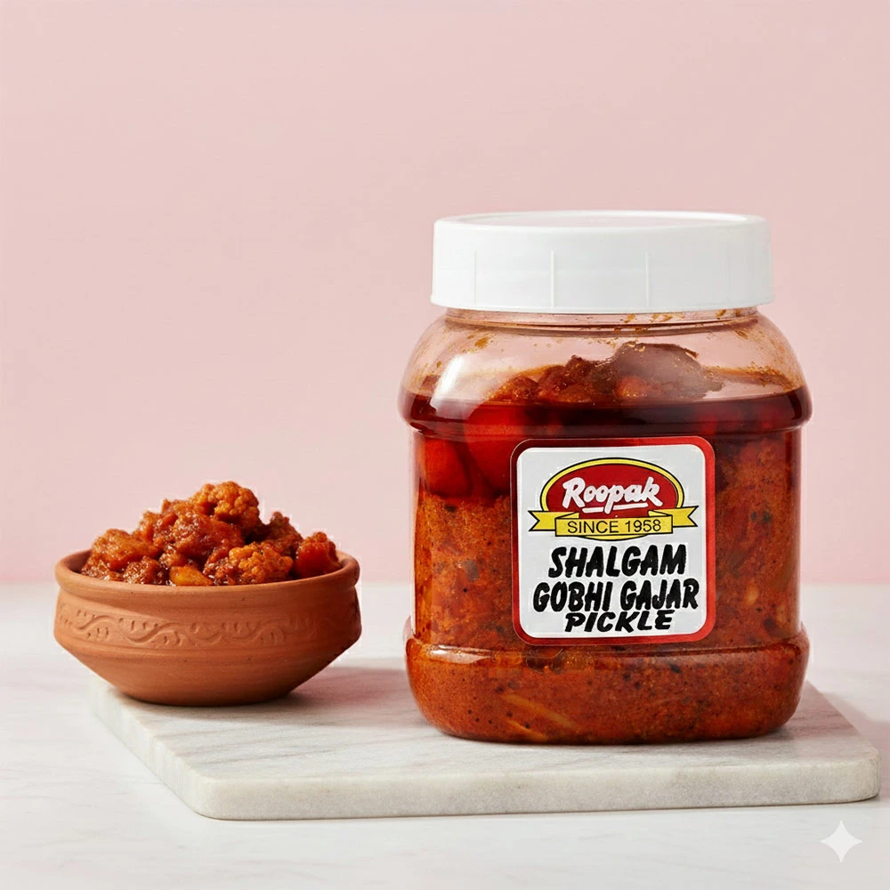 Shalgam Gobhi Gajar Pickle